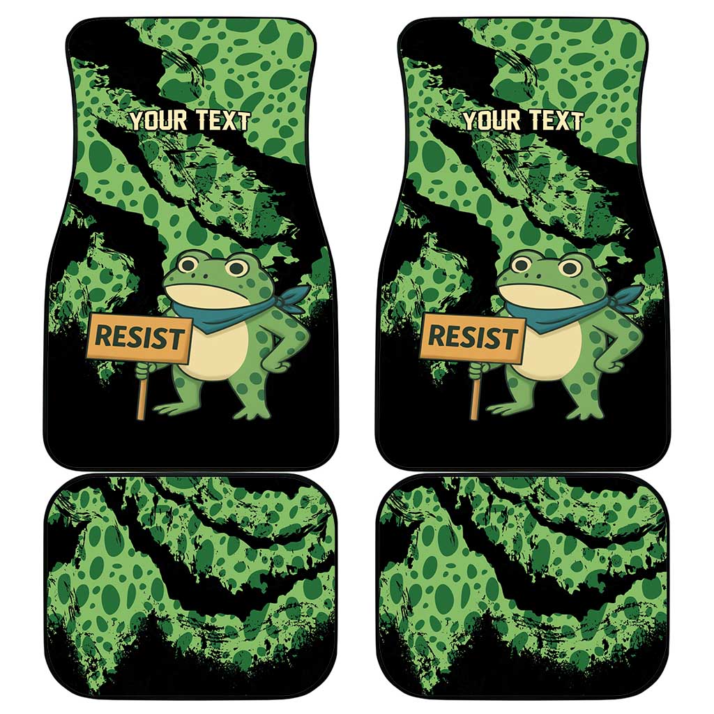 Personalized Portland Frog Resist Car Mats Frogs Against Fascism - Wonder Print Shop