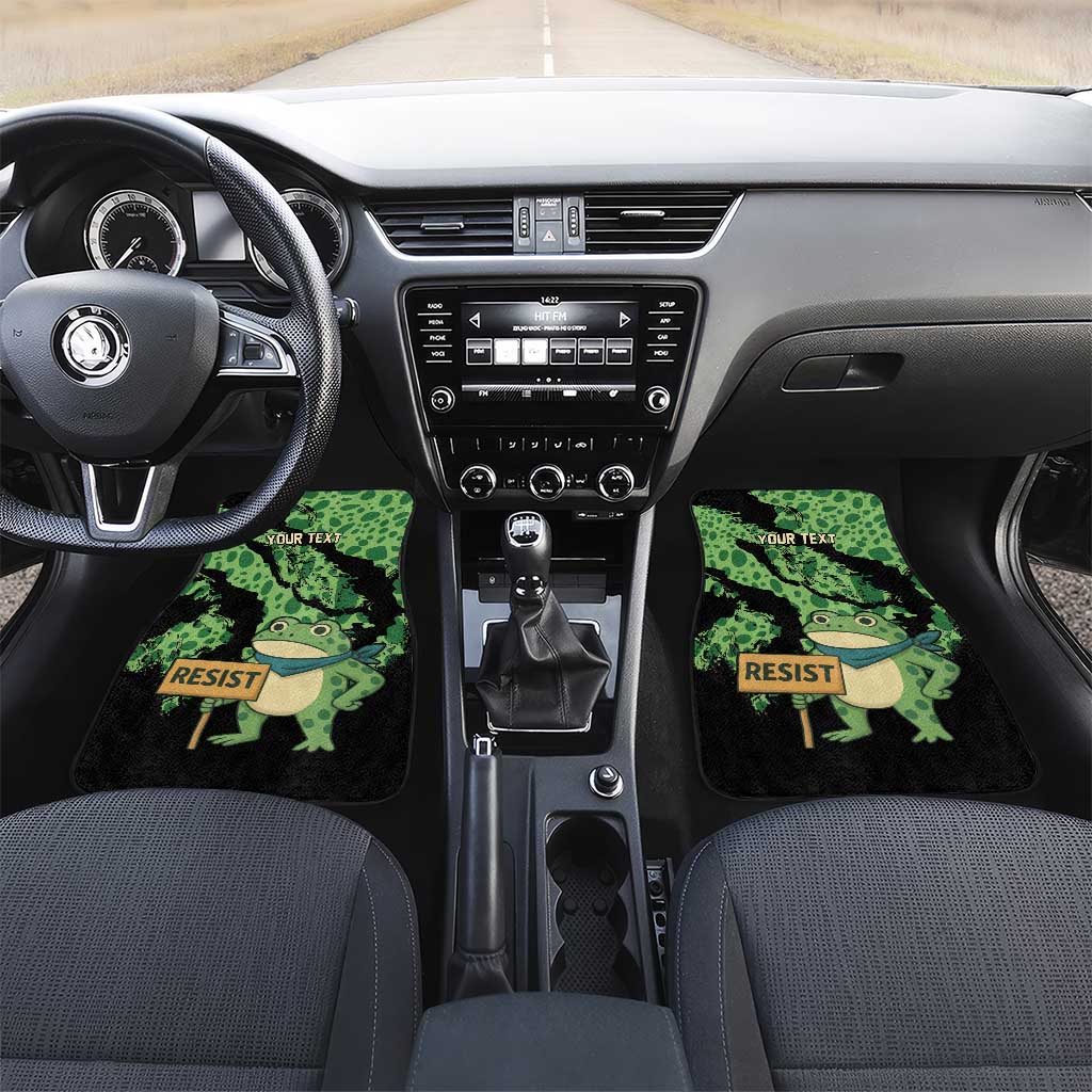 Personalized Portland Frog Resist Car Mats Frogs Against Fascism - Wonder Print Shop