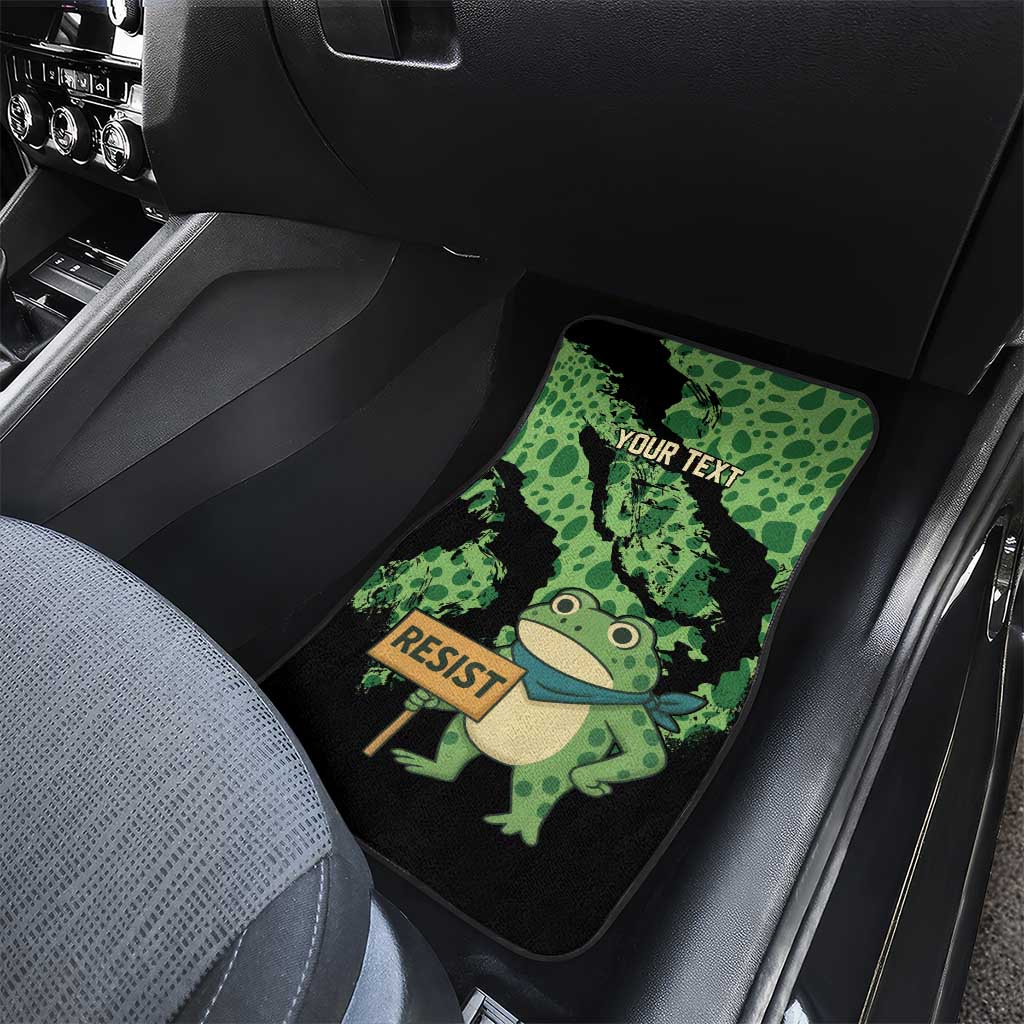 Personalized Portland Frog Resist Car Mats Frogs Against Fascism - Wonder Print Shop