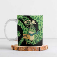 Personalized Portland Frog Resist Ceramic Mug Frogs Against Fascism - Wonder Print Shop