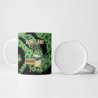 Personalized Portland Frog Resist Ceramic Mug Frogs Against Fascism - Wonder Print Shop