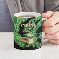 Personalized Portland Frog Resist Ceramic Mug Frogs Against Fascism - Wonder Print Shop