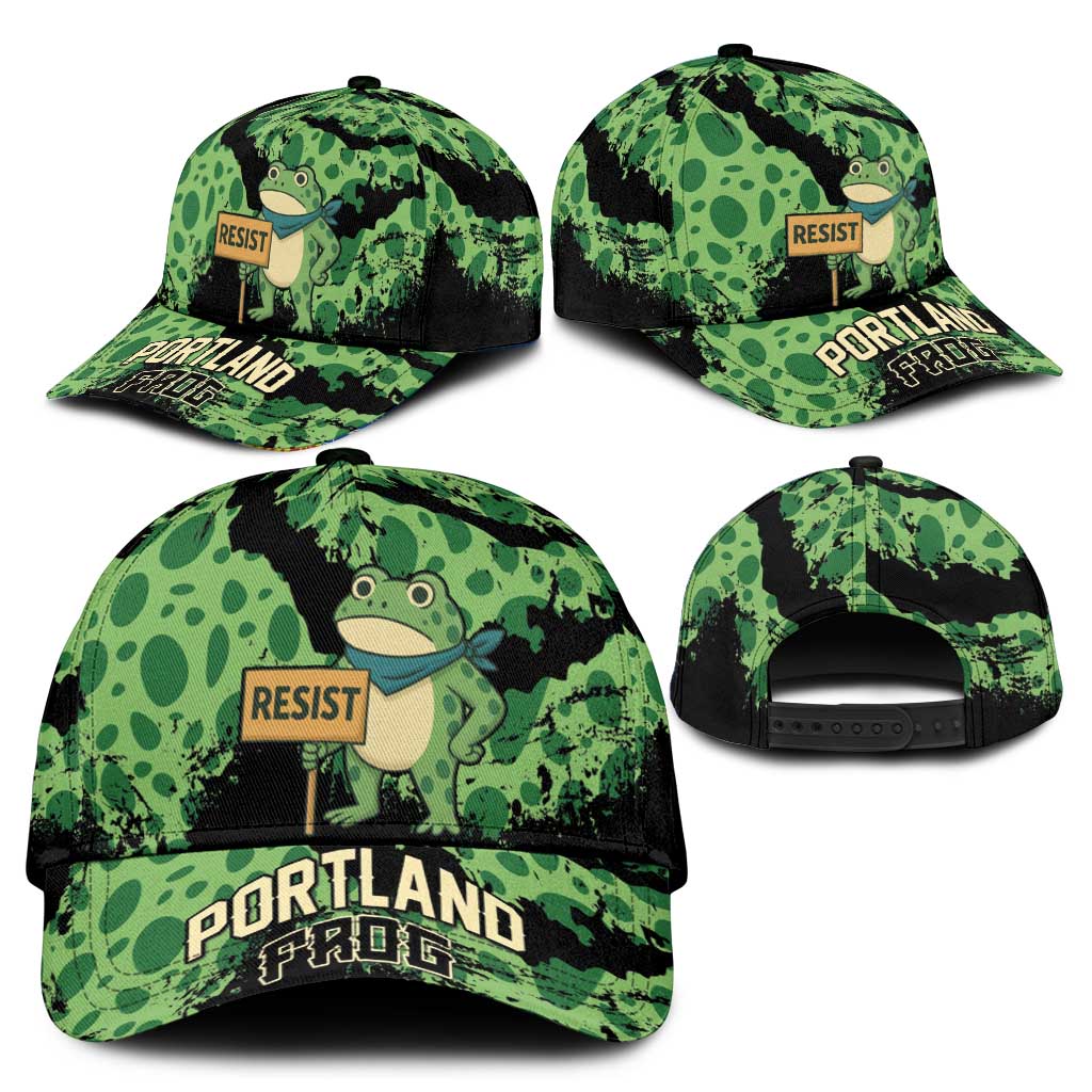Portland Frog Resist Classic Cap Frogs Against Fascism - Wonder Print Shop