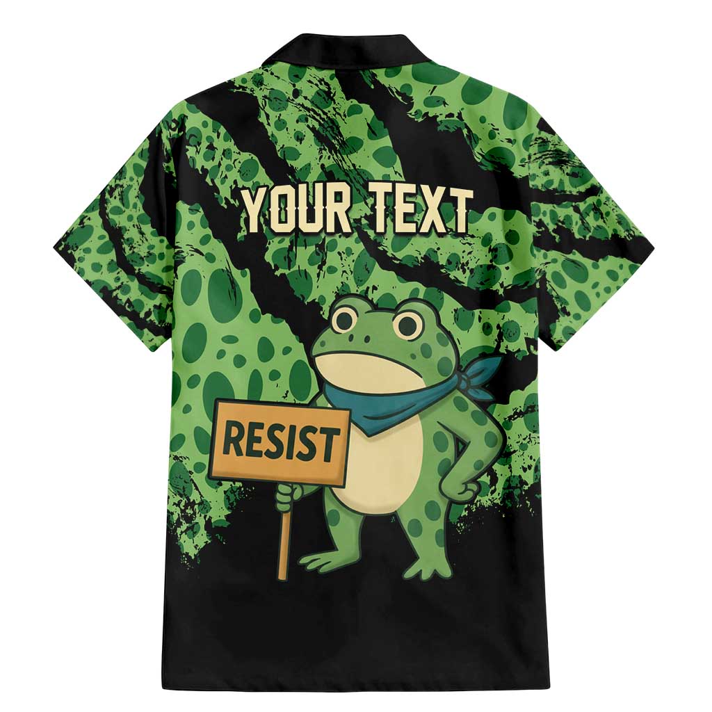Personalized Portland Frog Resist Family Matching Mermaid Dress and Hawaiian Shirt Frogs Against Fascism - Wonder Print Shop