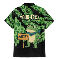 Personalized Portland Frog Resist Family Matching Mermaid Dress and Hawaiian Shirt Frogs Against Fascism - Wonder Print Shop