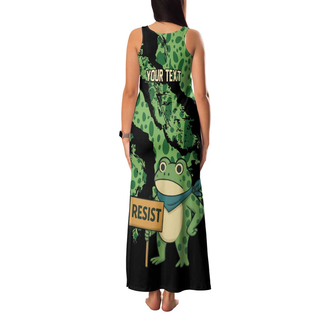 Personalized Portland Frog Resist Family Matching Tank Maxi Dress and Hawaiian Shirt Frogs Against Fascism - Wonder Print Shop