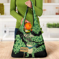 Portland Frog Resist Grocery Bag Frogs Against Fascism - Wonder Print Shop