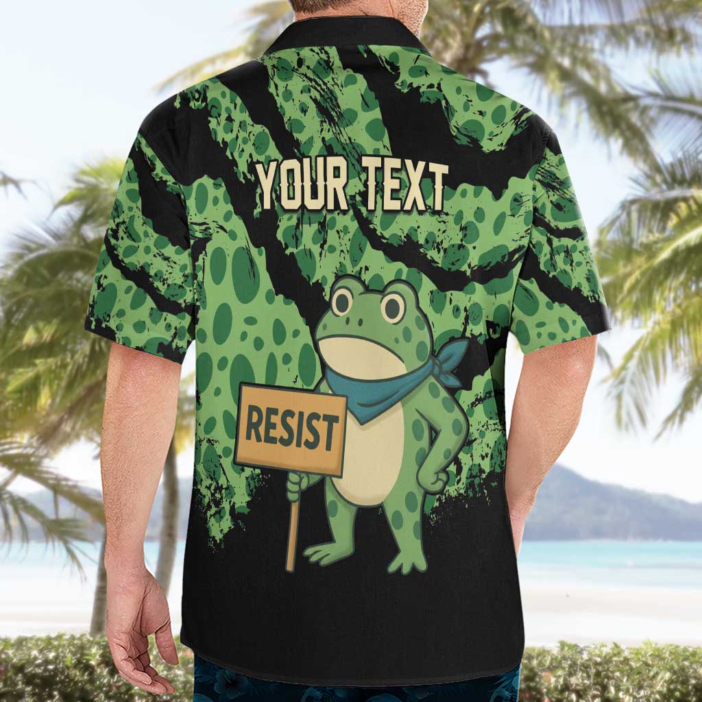 Personalized Portland Frog Resist Hawaiian Shirt Frogs Against Fascism - Wonder Print Shop