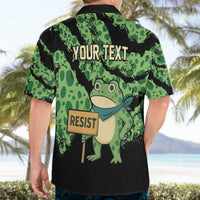 Personalized Portland Frog Resist Hawaiian Shirt Frogs Against Fascism - Wonder Print Shop