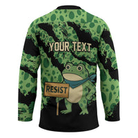 Personalized Portland Frog Resist Hockey Jersey Frogs Against Fascism - Wonder Print Shop