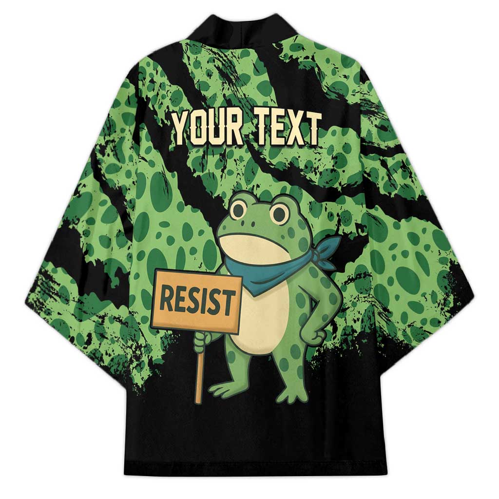 Personalized Portland Frog Resist Kimono Frogs Against Fascism - Wonder Print Shop