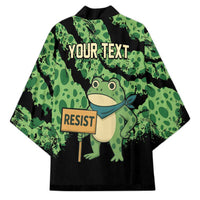 Personalized Portland Frog Resist Kimono Frogs Against Fascism - Wonder Print Shop