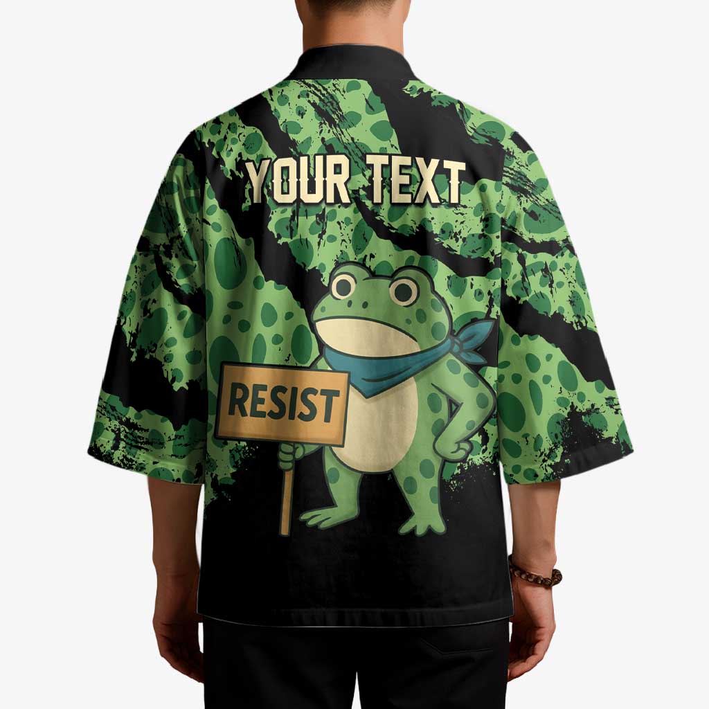 Personalized Portland Frog Resist Kimono Frogs Against Fascism - Wonder Print Shop