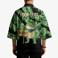Personalized Portland Frog Resist Kimono Frogs Against Fascism - Wonder Print Shop