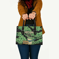 Portland Frog Resist Leather Bag Frogs Against Fascism - Wonder Print Shop