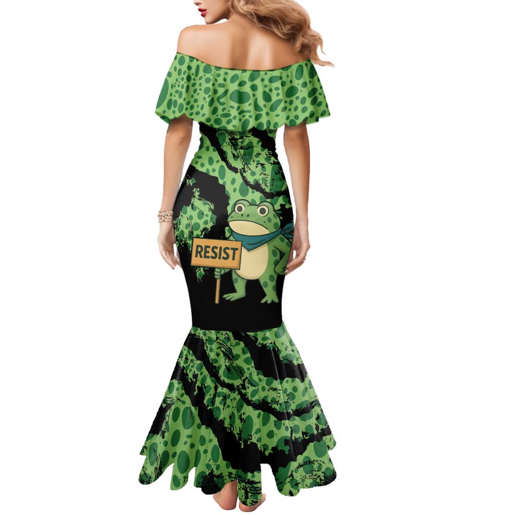 Personalized Portland Frog Resist Mermaid Dress Frogs Against Fascism - Wonder Print Shop