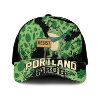 Portland Frog Resist Mesh Trucker Cap Frogs Against Fascism - Wonder Print Shop