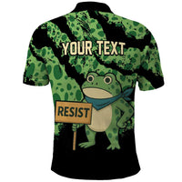 Personalized Portland Frog Resist Polo Shirt Frogs Against Fascism - Wonder Print Shop