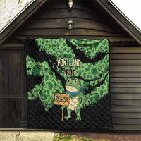 Portland Frog Resist Quilt Frogs Against Fascism - Wonder Print Shop