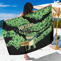 Portland Frog Resist Sarong Frogs Against Fascism - Wonder Print Shop