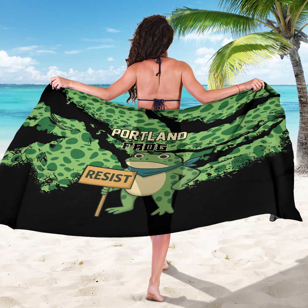 Portland Frog Resist Sarong Frogs Against Fascism - Wonder Print Shop
