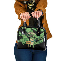 Portland Frog Resist Shoulder Handbag Frogs Against Fascism - Wonder Print Shop