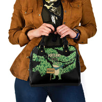 Portland Frog Resist Shoulder Handbag Frogs Against Fascism - Wonder Print Shop