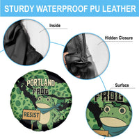 Portland Frog Resist Spare Tire Cover Frogs Against Fascism - Wonder Print Shop