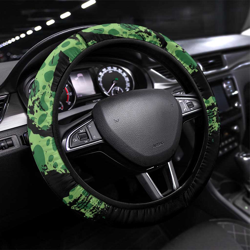 Portland Frog Resist Steering Wheel Cover Frogs Against Fascism - Wonder Print Shop