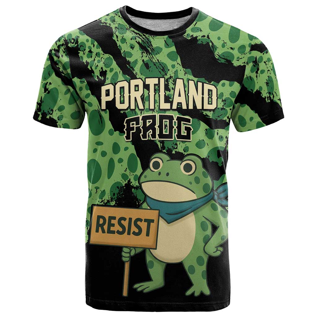 Personalized Portland Frog Resist T Shirt Frogs Against Fascism - Wonder Print Shop