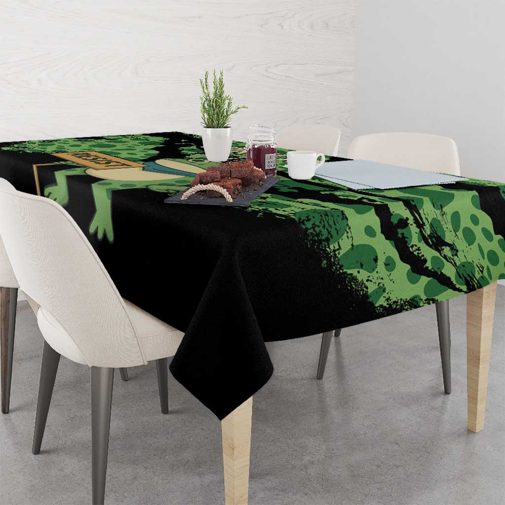 Portland Frog Resist Tablecloth Frogs Against Fascism - Wonder Print Shop