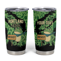 Personalized Portland Frog Resist Tumbler Cup Frogs Against Fascism - Wonder Print Shop