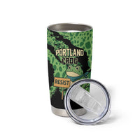 Personalized Portland Frog Resist Tumbler Cup Frogs Against Fascism - Wonder Print Shop