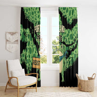 Portland Frog Resist Window Curtain Frogs Against Fascism - Wonder Print Shop