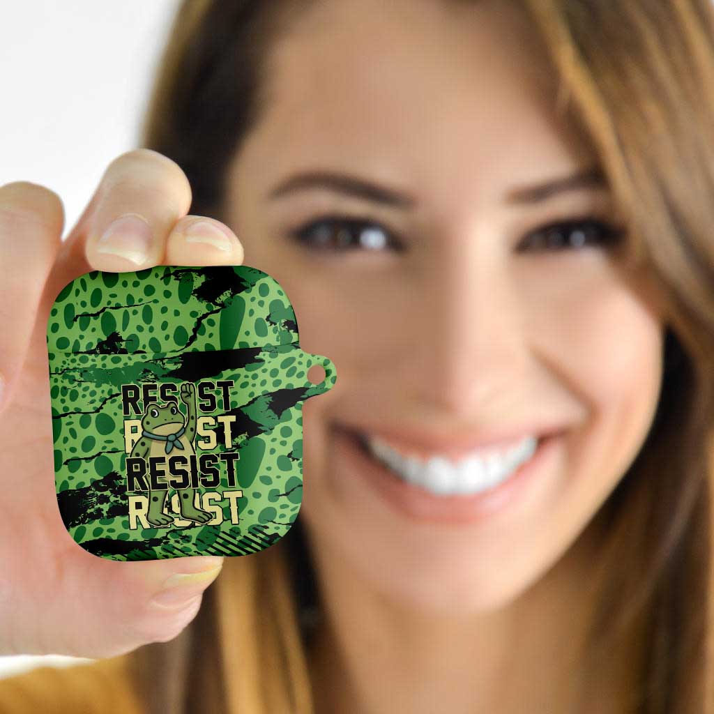 Portland Frog Protest AirPods Case Only You Can Prevent Fascism - Wonder Print Shop