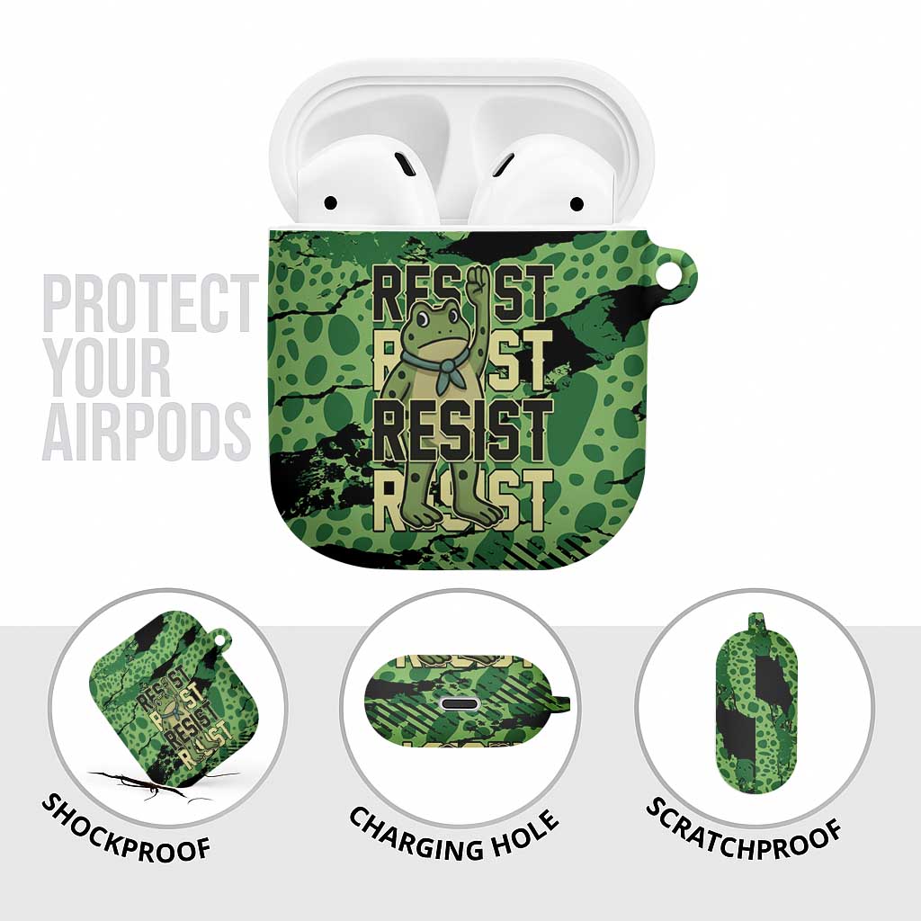Portland Frog Protest AirPods Case Only You Can Prevent Fascism - Wonder Print Shop