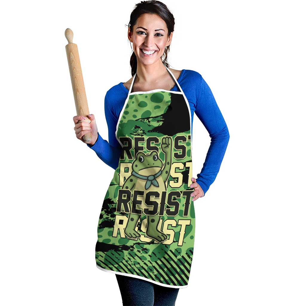 Portland Frog Protest Apron Only You Can Prevent Fascism - Wonder Print Shop