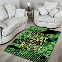 Portland Frog Protest Area Rug Only You Can Prevent Fascism - Wonder Print Shop