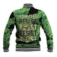 Personalized Portland Frog Protest Baseball Jacket Only You Can Prevent Fascism - Wonder Print Shop