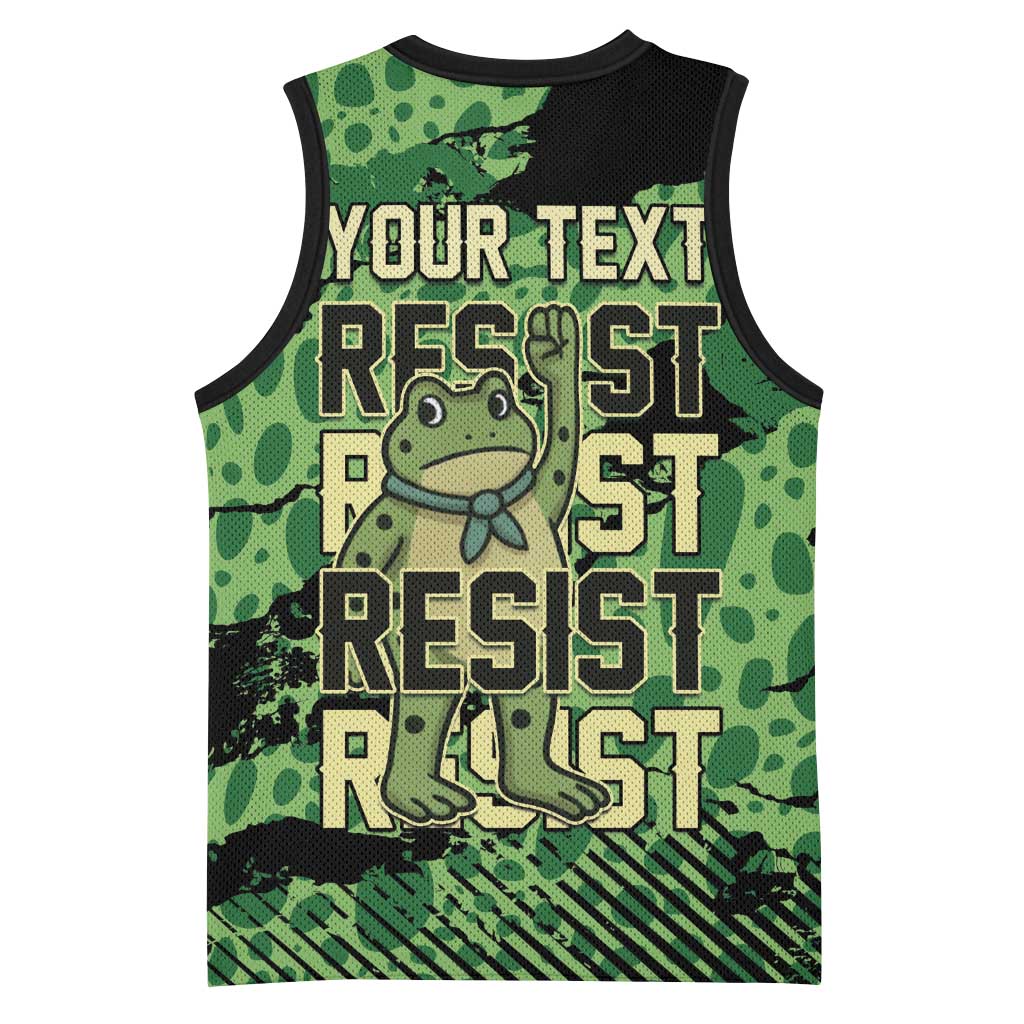 Personalized Portland Frog Protest Basketball Jersey Only You Can Prevent Fascism - Wonder Print Shop
