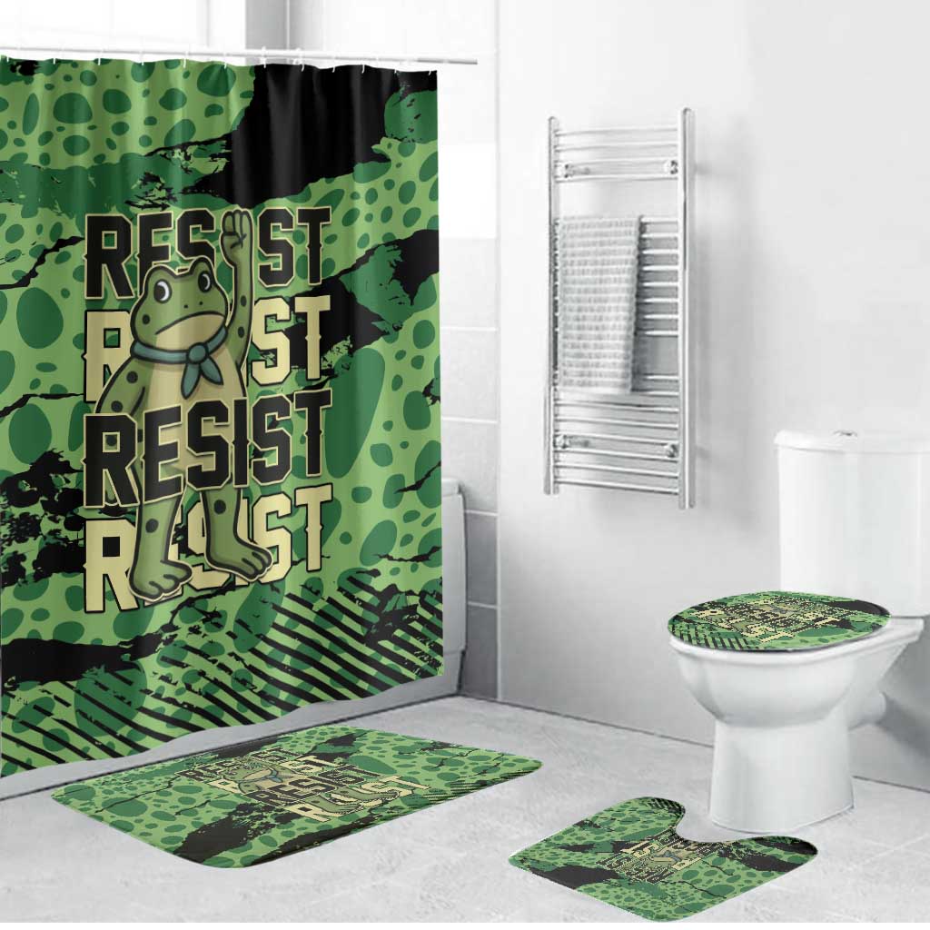 Portland Frog Protest Bathroom Set Only You Can Prevent Fascism - Wonder Print Shop
