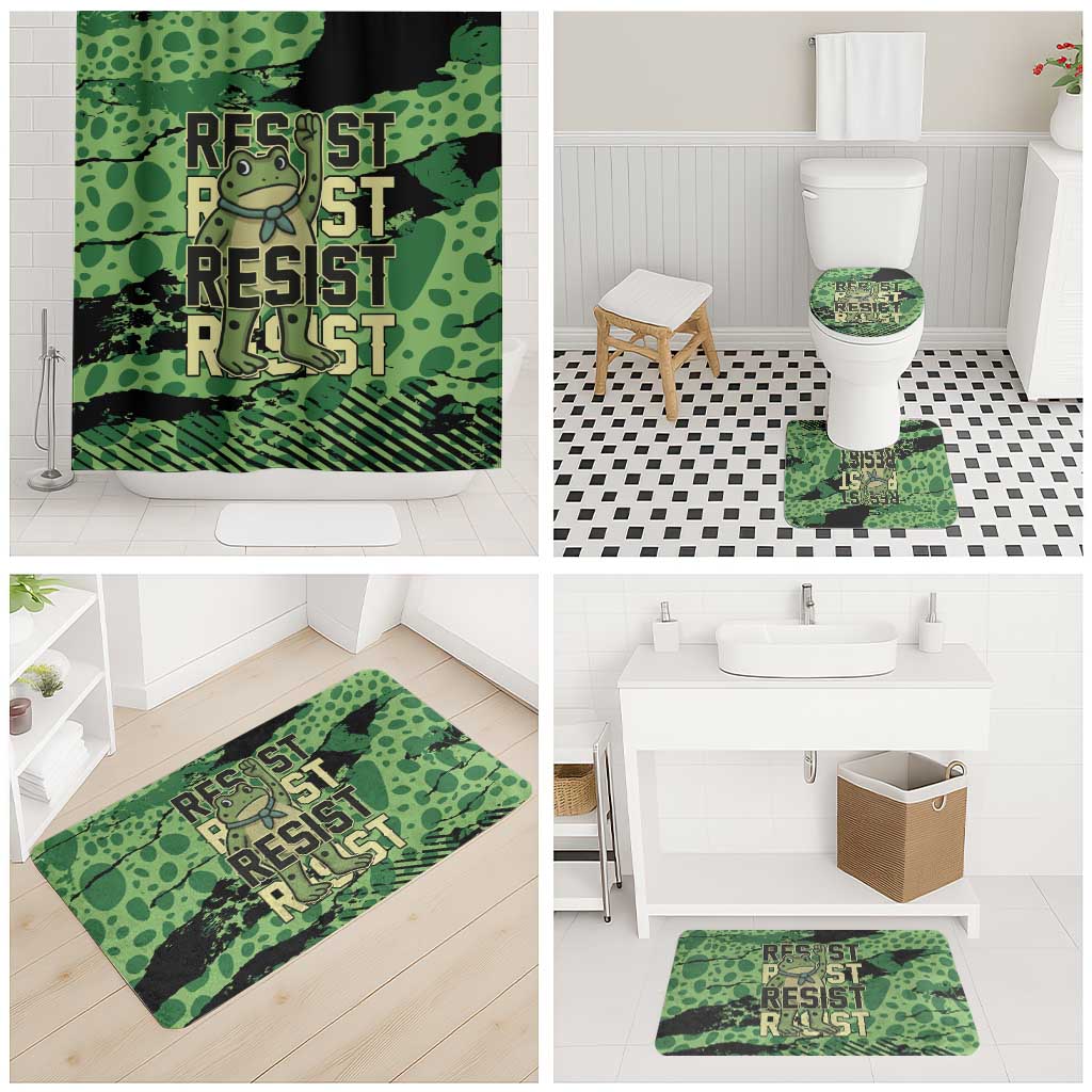 Portland Frog Protest Bathroom Set Only You Can Prevent Fascism - Wonder Print Shop