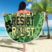 Portland Frog Protest Beach Blanket Only You Can Prevent Fascism - Wonder Print Shop