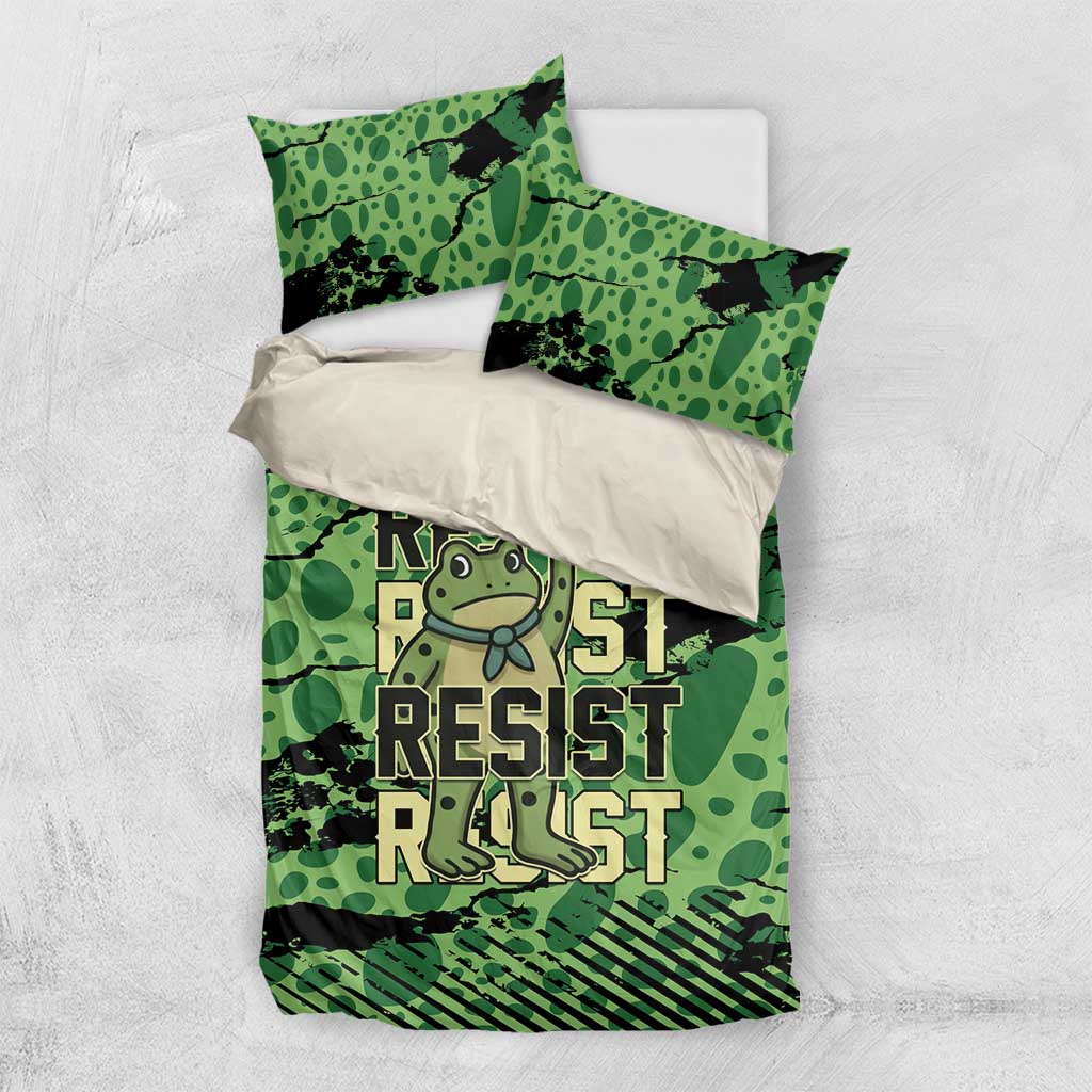 Portland Frog Protest Bedding Set Only You Can Prevent Fascism - Wonder Print Shop