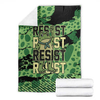Portland Frog Protest Blanket Only You Can Prevent Fascism - Wonder Print Shop