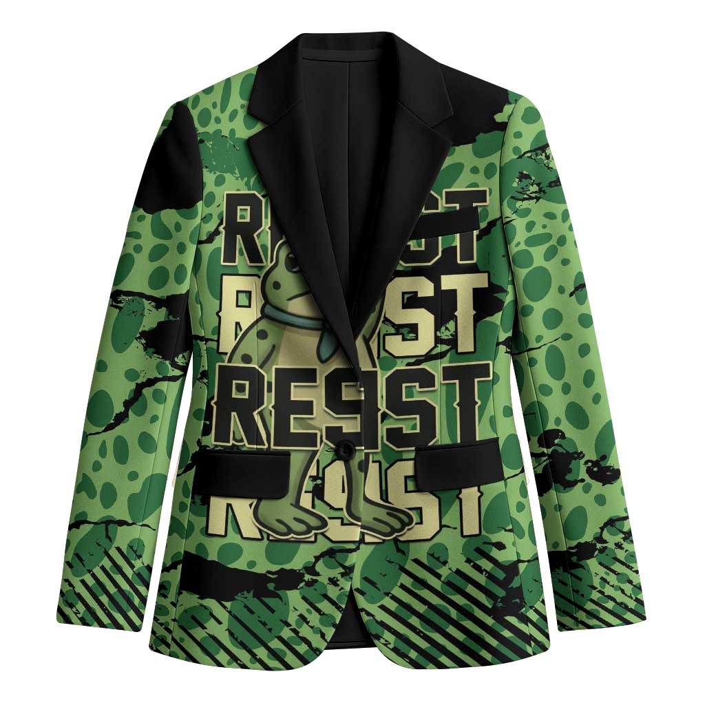 Personalized Portland Frog Protest Blazer Only You Can Prevent Fascism - Wonder Print Shop