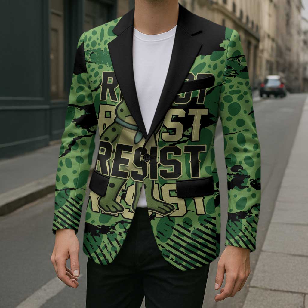 Personalized Portland Frog Protest Blazer Only You Can Prevent Fascism - Wonder Print Shop