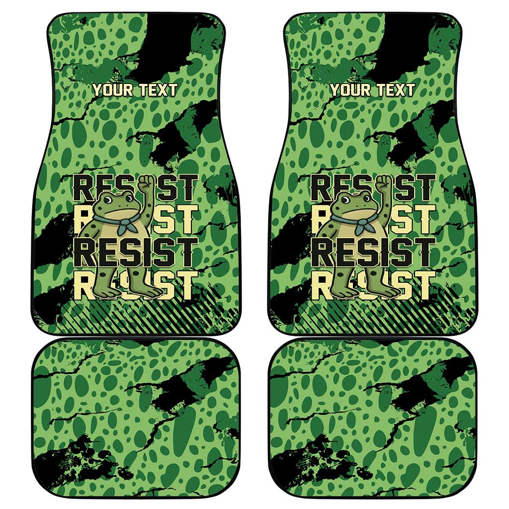 Personalized Portland Frog Protest Car Mats Only You Can Prevent Fascism - Wonder Print Shop