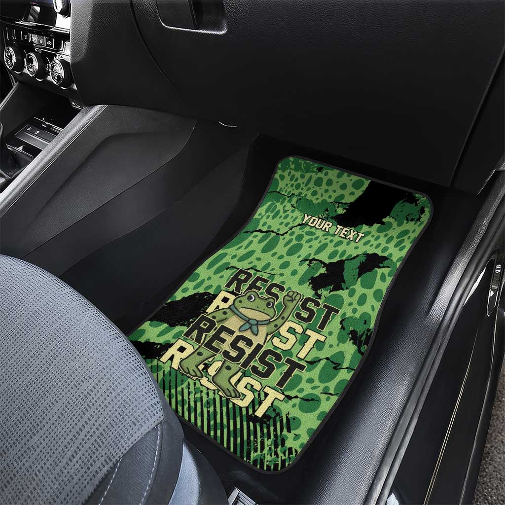 Personalized Portland Frog Protest Car Mats Only You Can Prevent Fascism - Wonder Print Shop