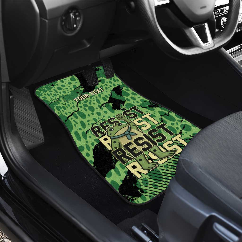 Personalized Portland Frog Protest Car Mats Only You Can Prevent Fascism - Wonder Print Shop
